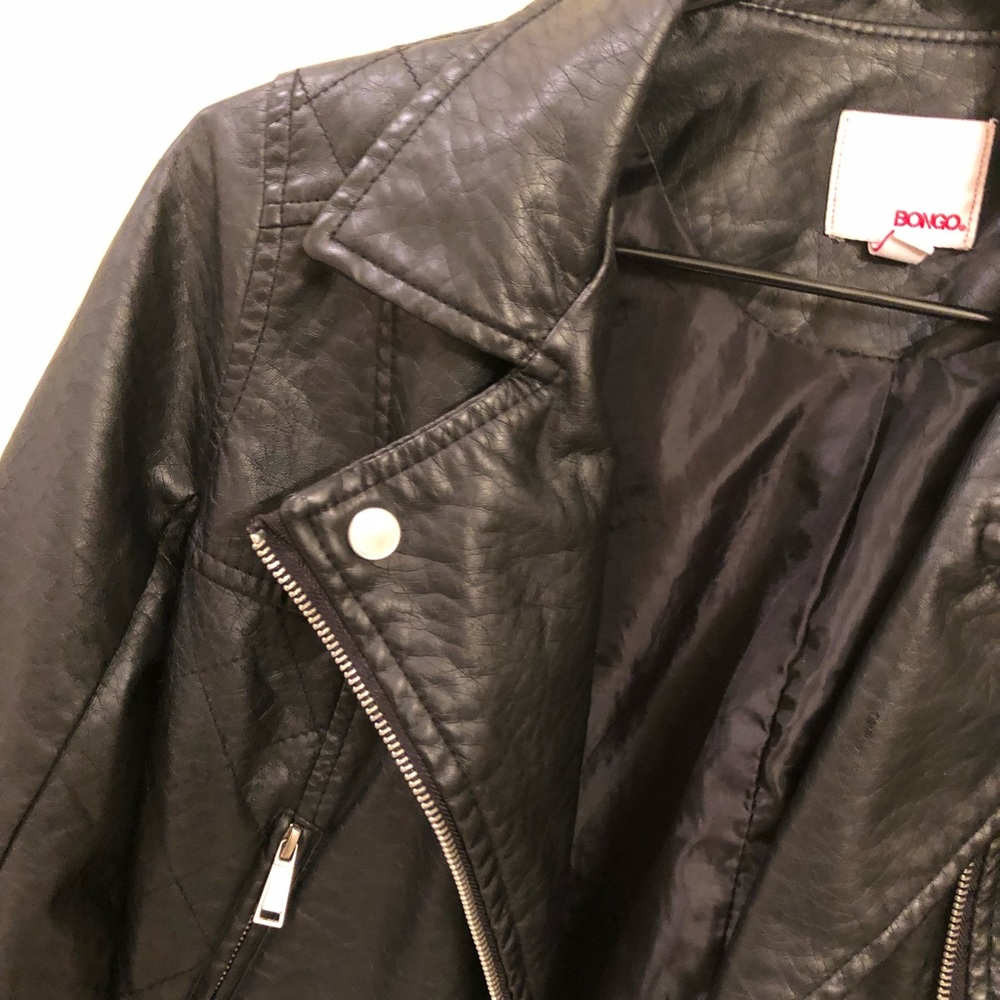 🔵Black Faux Leather Jacket🔵